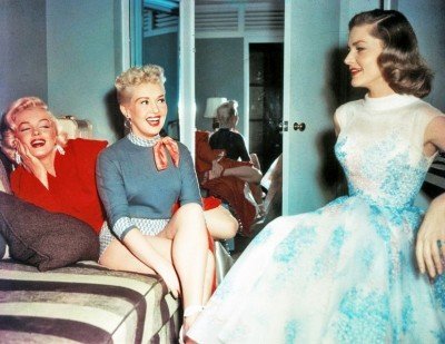 Marilyn Monroe, Lauren Bacall, Betty Grable