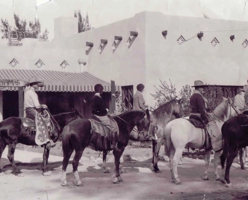 A photo of The Wigwam Riders taken in 1929