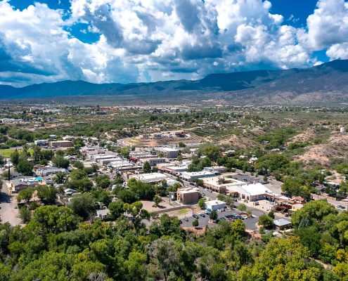 Drone Photography of Downtown Cottonwood -