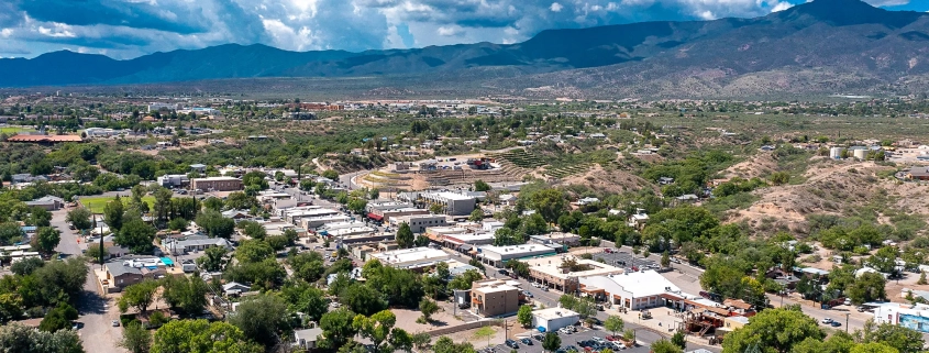 Drone Photography of Downtown Cottonwood -