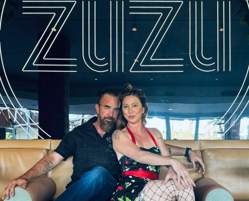 Date Night Happy Hour at ZUZU at the Hotel Valley Ho in Scottsdale - Models- Brett & Candy Graham Photography by- La Belle Social Media