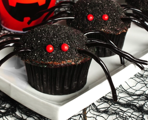 Make Your Own Spooky Spider Cupcakes