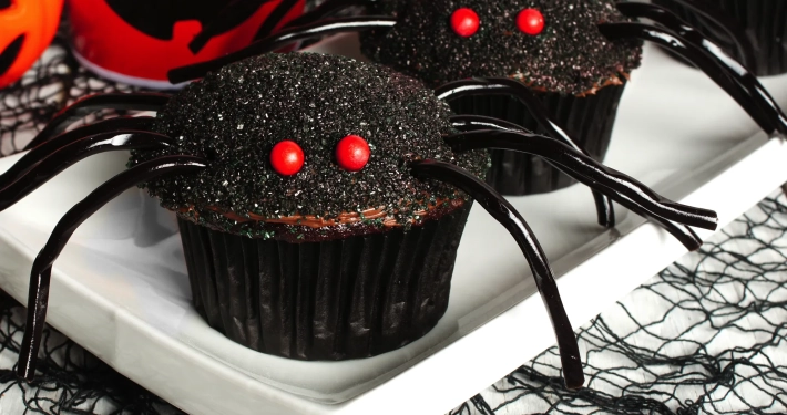 Make Your Own Spooky Spider Cupcakes