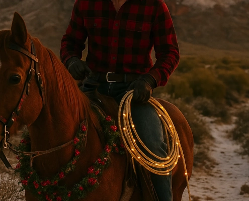 Our November December 2025 Cover, Horseback Magic in the Superstitions.