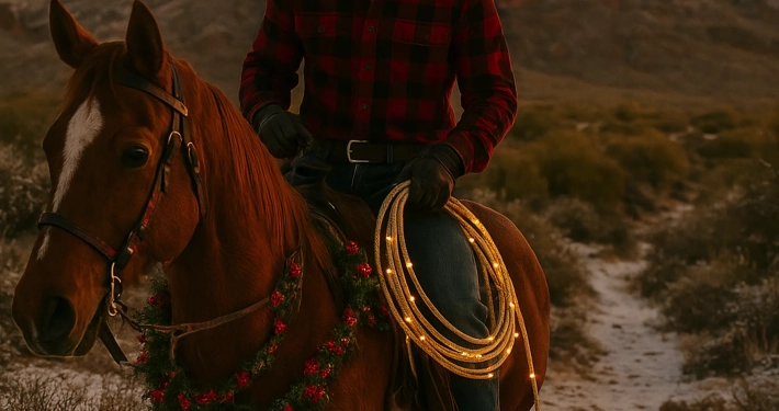 Our November December 2025 Cover, Horseback Magic in the Superstitions.