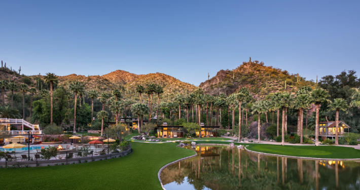Castle Hot Springs Resort at dawn