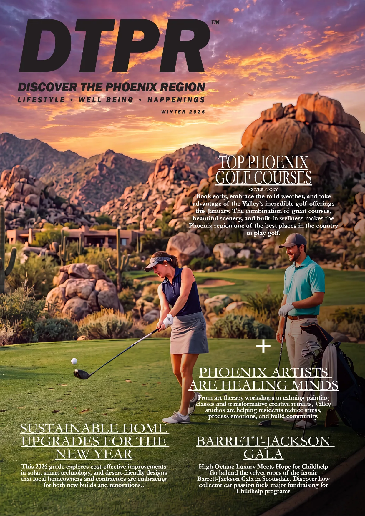 Discover The Phoenix Region Magazine - Winter 2026 Cover