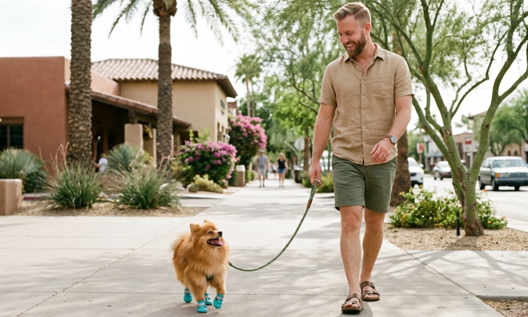 Protecting your dog's feet from the hot pavement in the Phoenix Region