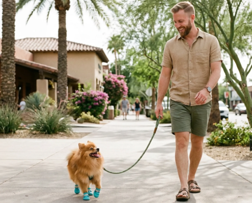 Protecting your dog's feet from the hot pavement in the Phoenix Region